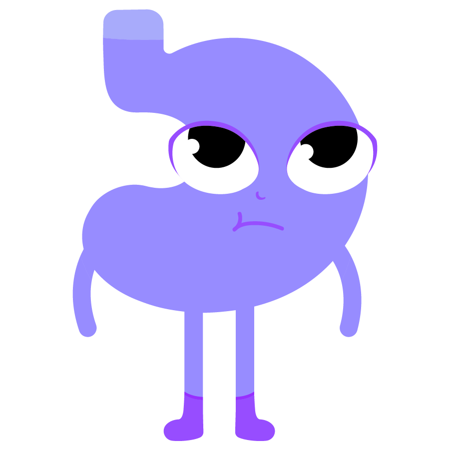 Breezy, the stomach character
